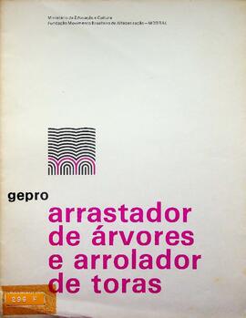 Roteiro do Instrutor - Arrastador de Árvores e Arrolador de Toras, 1977