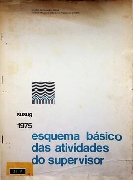 Esquema Básico das Atividades do Supervisor, 1975