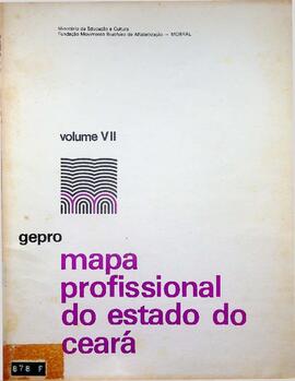 Mapa Profissional do Estado do Ceará, 1978