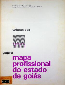 Mapa Profissional do Estado de Goiás, 1978