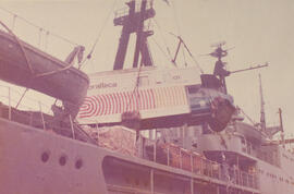 Embarque da Mobralteca em navio cargueiro - Cabedelo/PB