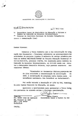 SAT_m006p01 - Comunicação sobre medidas relativas ao Orçamento-Programa para aplicação dos fundos...