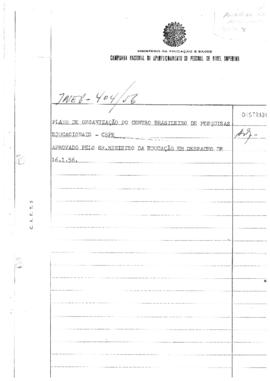 CBPE_m049p16 - Plano de Organização do Centro Brasileiro de Pesquisas Educacionais, 1956