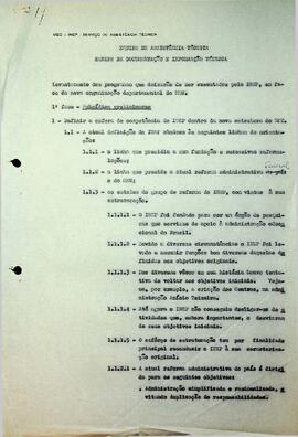 SAT_m014p01 - Levantamento dos programas que deixaram de ser executados pelo INEP, 1970