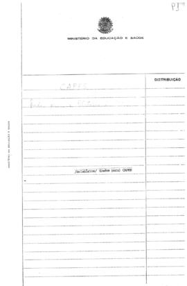 CAPES_m007p01 - Dados para relatório das atividades da CAPES, 1952