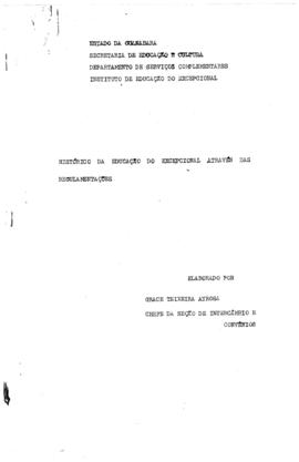 CODI-UNIPER_m0538p01 - Histórico da Educação Excepcional e Regulamentações, 1965