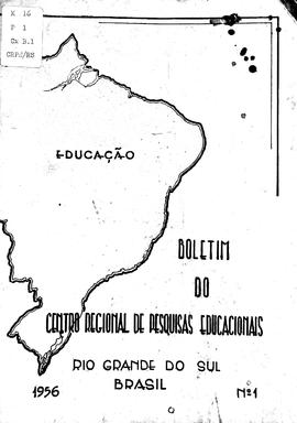 CRPE-RS_m016p01 - Boletim do Centro Regional de Pesquisas Educacionais do Rio Grande do Sul, 1956...