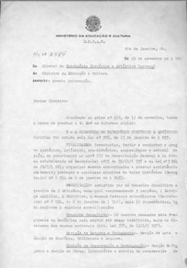 CODI-UNIPER_m0661p01 - Informações sobre Diretoria do Patrimônio Histórico Artístico Nacional, 1962
