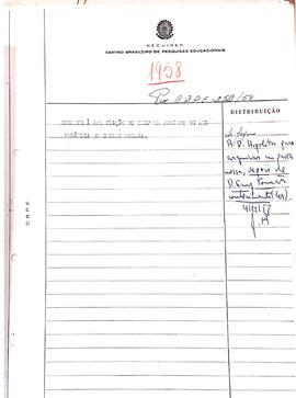 CBPE_m245p01 - Correspondência sobre Projeto de Lei Orgânica do Ensino Normal, 1958