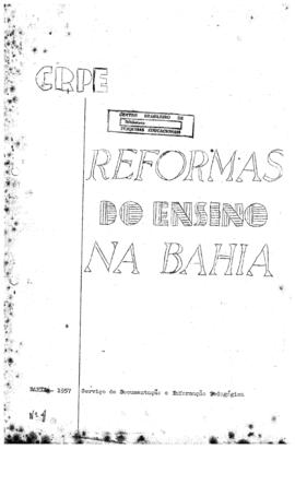 CRPE-BA_m023p01 -  Trabalhos Desenvolvidos pelo Serviço de Documentação e Informação Pedagógica, 1957