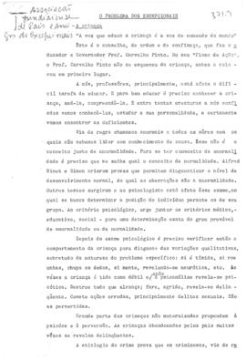 CODI-UNIPER_m0840p01 - Texto: O Problema dos Excepcionais, 1962