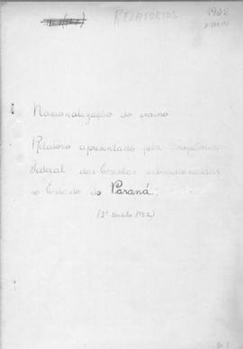CODI-UNIPER_m0511p01 - Relatório do Segundo Semestre das Escolas Subvencionadas no Paraná, 1932 - 1934
