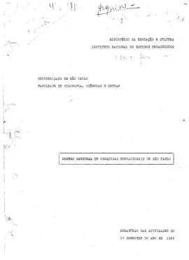 CRPE-SP_m0021p01 - Relatório das Atividades do CRPE-SP, 1962