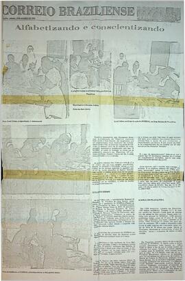 Jornal Correio Braziliense: Alfabetizando e Conscientizando, 1970