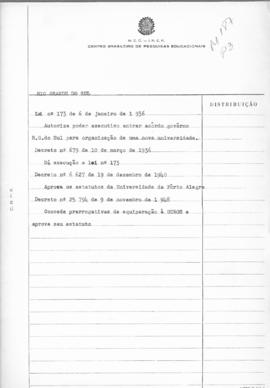 CODI-UNIPER_m0187p03 - Legislação Referente às Universidades do Rio Grande do Sul, 1936 - 1948