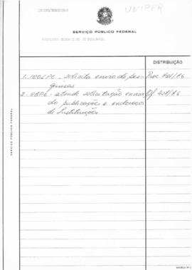 CODI-UNIPER_m0964p01 - Correspondência Enviando Pesquisas Solicitadas, 1976