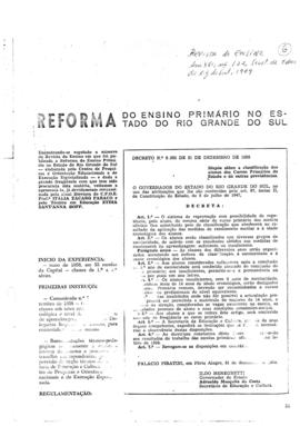 CODI-UNIPER_m0977p01 - Reforma do Ensino Primário do Estado do Rio Grande do Sul, 1969
