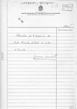 CBPE_m049p12 - Observações sobre o Programa do Centro Brasileiro de Estudos em Matérias de Educação, 1956