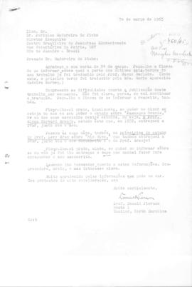 CODI_m032p03 - Correspondências enviadas e recebidas pelo Professor Donald Pierson, sobre seus Tr...