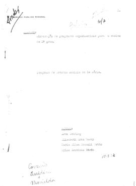 CODI-UNIPER_m0581p04 - Elaboração de Programas Experimentais para o Ensino de 1º Grau, 1972