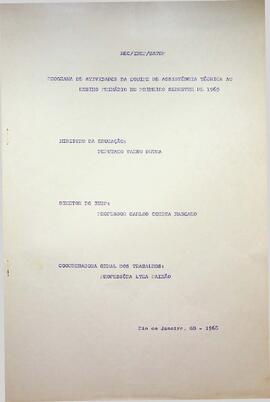 SAT_m026p01 - Programa de Atividades da EATEP, 1969