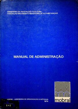 Manual de Administração, 1974