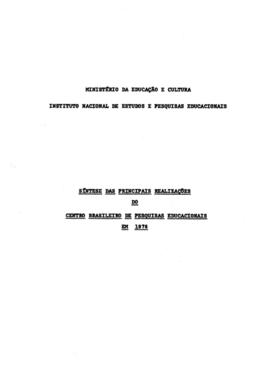 CBPE_m010p02 - Relatório de atividades do CBPE, 1976