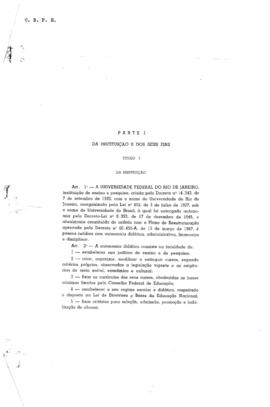 CODI-UNIPER_m0464p01 - Estatuto da Universidade Federal do Rio de Janeiro