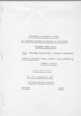 CODI-UNIPER_m0926p05 - 1º Congresso Nacional de Educação de Deficientes, 1966