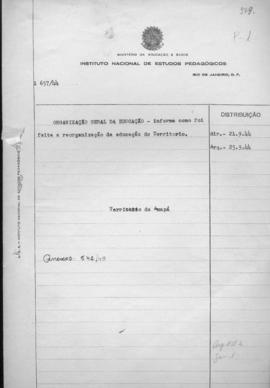 CODI-UNIPER_m0001p01 - Organização do Sistema Educacional do Amapá, 1944