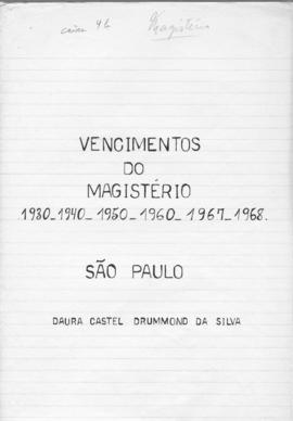 CODI-UNIPER_m0177p01 - Vencimentos do Magistério  de São Paulo, 1930 - 1968