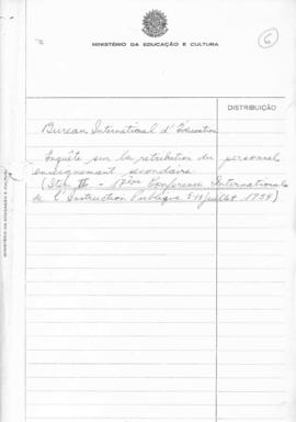 CODI-UNIPER_m0552p02 - Relatório sobre Vencimentos e Vantagens do Professor de Ensino Secundário no Brasil, 1954