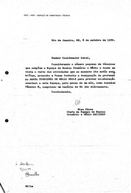 SAT_m025p03 - Correspondências enviadas e recebidas pelo Coordenador Geral do SAT, 1970