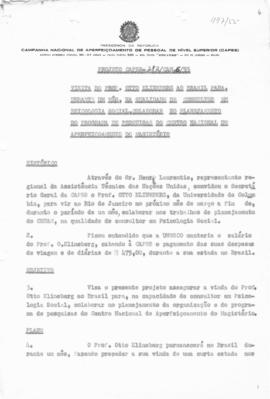 CBPE_m076p25 - Projeto sobre a Visita do Professor Otto Klineberf ao Brasil para Planejamento de Programa de Pesquisa, 1955