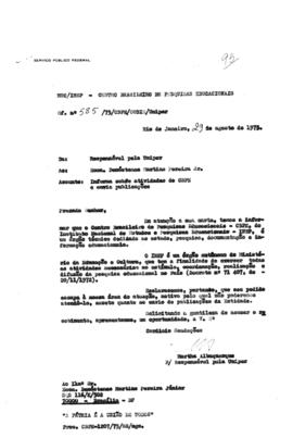 CODI-UNIPER_m1207p06 - Correspondências Enviadas e Recebidas sobre Informações Educacionais, 1975