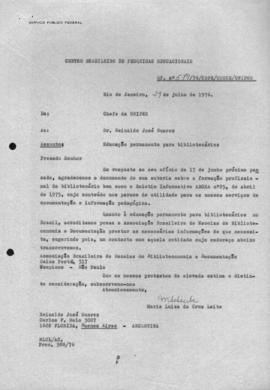 CODI-UNIPER_m1180p05 - Correspondências sobre Formação de Bibliotecários, 1976
