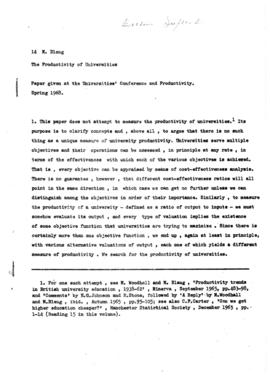 CODI-UNIPER_m0845p03 - The Productivity of Universities, 1968