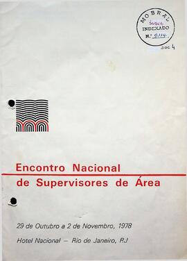 Encontro Nacional de Supervisores de Área, 1978