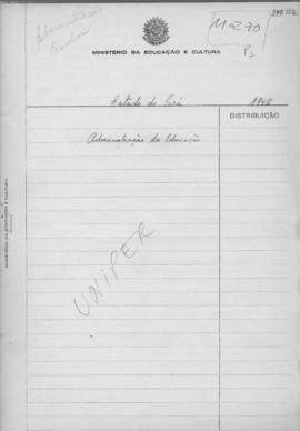 CODI-UNIPER_m0270p01 - Administração da Educação do Estado do Pará, 1948