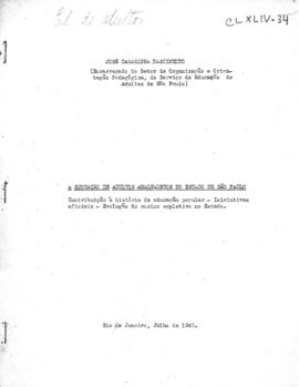 CODI-UNIPER_m0947p01 - A Educação de Adultos Analfabetos no Estado de São Paulo, 1949