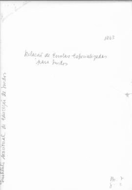 CODI-UNIPER_m0422p02 - Relação de Escolas Especializadas para Surdos, 1963