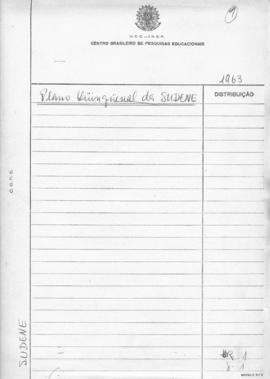 CODI-UNIPER_m0807p01 - Plano Quinquenal da SUDENE, 1963