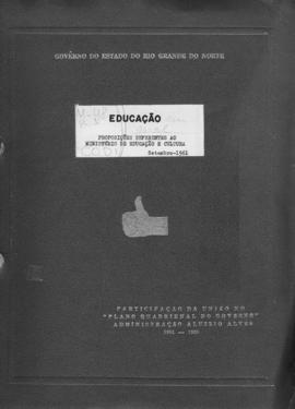 CODI_m048p01 - Plano Quadrienal do Governo do Estado do Rio Grande do Norte, 1961 - 1965