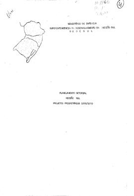 CODI-UNIPER_m1160p01 - Projetos Prioritários do Planejamento Setorial da Região Sul , 1970 - 1973