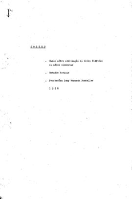 COLTED_m004p02 - Curso sobre Utilização do Livro Didático ao Nível Elementar, 1968
