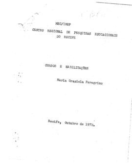 CRPE-PE_m022p01 - Texto “Cursos e Habilitações”, 1972