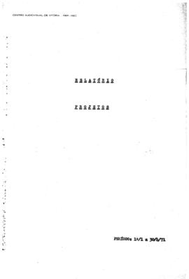 CAV-ES_m024p02 - Relatórios de Atividades do Centro Audiovisual, 1971