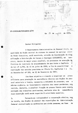 CBPE_m301p01 - Correspondências Enviadas e Recebidas pelo CBPE, 1970