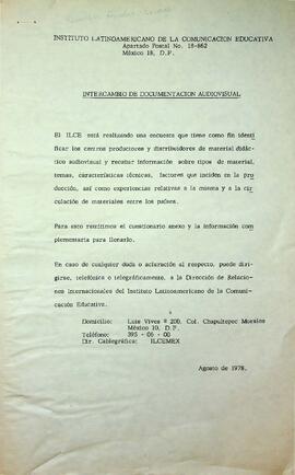SRAV-PR_m004p05 - Intercâmbio de Documentação Audiovisual, 1978