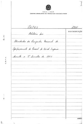 CAPES_m003p01 - Relatórios de atividades 3º trimestre, 1958